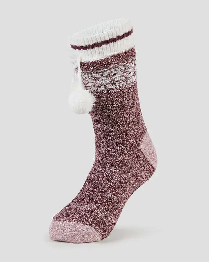 Terramar -Slipper Sock Assorted O/S