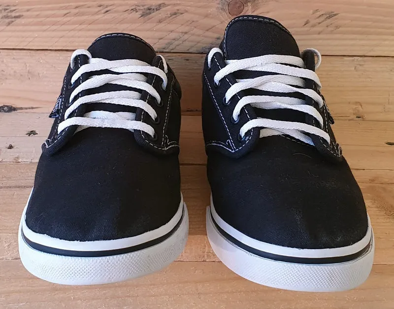 Vans Off The Wall Low Canvas Trainers UK4.5/US7/EU37 TC9R Black/White