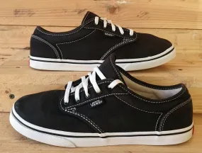 Vans Off The Wall Low Canvas Trainers UK4.5/US7/EU37 TC9R Black/White