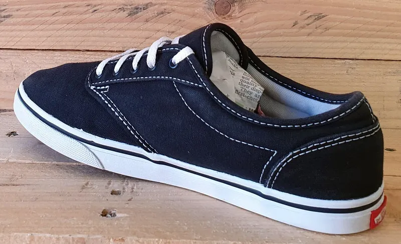 Vans Off The Wall Low Canvas Trainers UK4.5/US7/EU37 TC9R Black/White