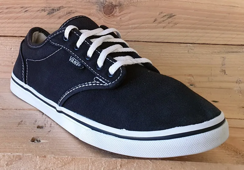 Vans Off The Wall Low Canvas Trainers UK4.5/US7/EU37 TC9R Black/White