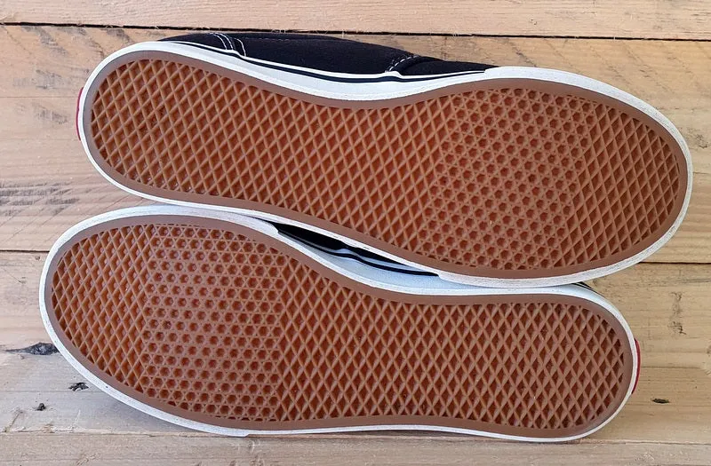 Vans Off The Wall Low Canvas Trainers UK4.5/US7/EU37 TC9R Black/White