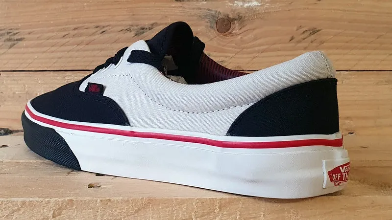 Vans Off The Wall Low Canvas Trainers UK4/US6.5/EU36.5 TB4R Black/White/Red