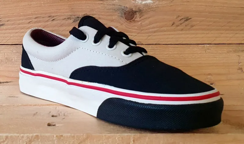 Vans Off The Wall Low Canvas Trainers UK4/US6.5/EU36.5 TB4R Black/White/Red