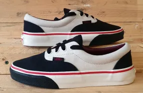 Vans Off The Wall Low Canvas Trainers UK4/US6.5/EU36.5 TB4R Black/White/Red