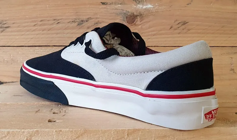 Vans Off The Wall Low Canvas Trainers UK4/US6.5/EU36.5 TB4R Black/White/Red
