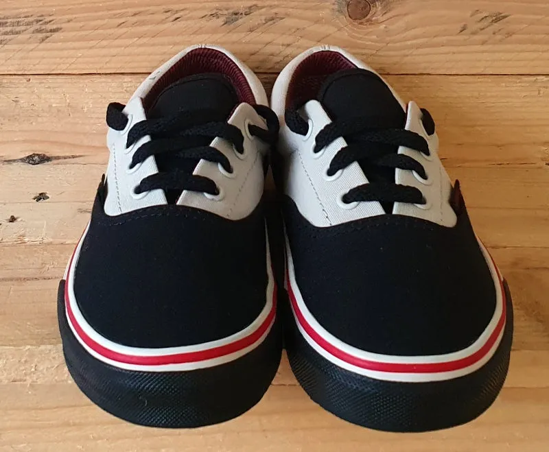 Vans Off The Wall Low Canvas Trainers UK4/US6.5/EU36.5 TB4R Black/White/Red