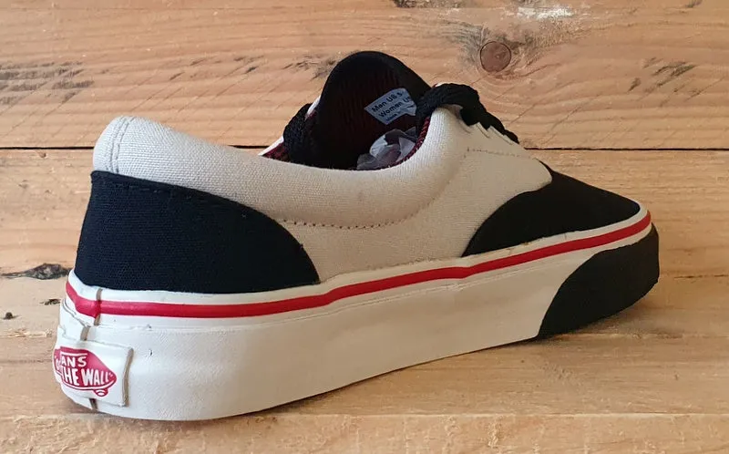 Vans Off The Wall Low Canvas Trainers UK4/US6.5/EU36.5 TB4R Black/White/Red