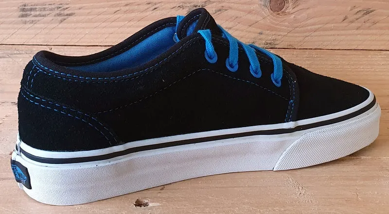 Vans Old Skool Low Suede Trainers UK4.5/US6.5/EU37 T375 Black/Blue/White