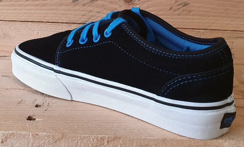 Vans Old Skool Low Suede Trainers UK4.5/US6.5/EU37 T375 Black/Blue/White