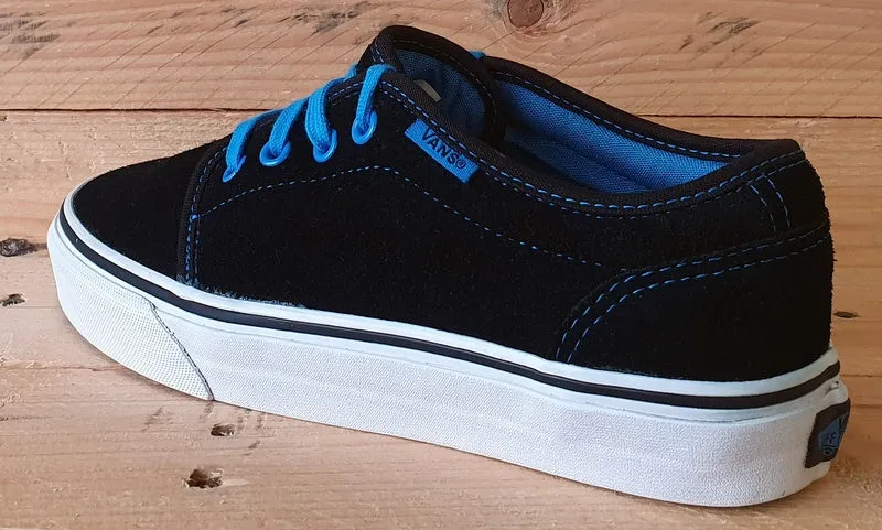 Vans Old Skool Low Suede Trainers UK4.5/US6.5/EU37 T375 Black/Blue/White