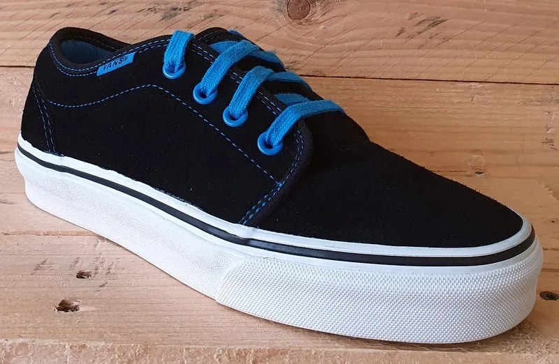 Vans Old Skool Low Suede Trainers UK4.5/US6.5/EU37 T375 Black/Blue/White