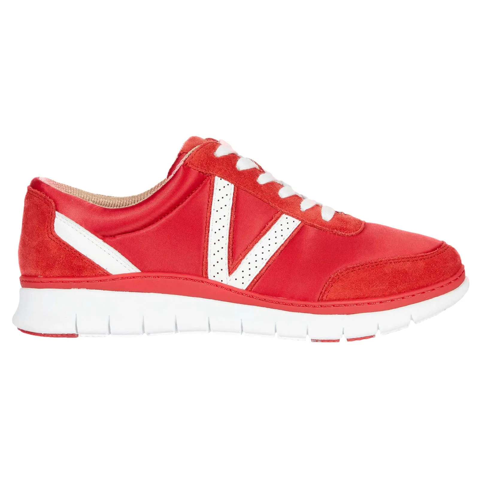 Vionic Fresh Nana Satin Leather Textile Women's Low Top Trainers