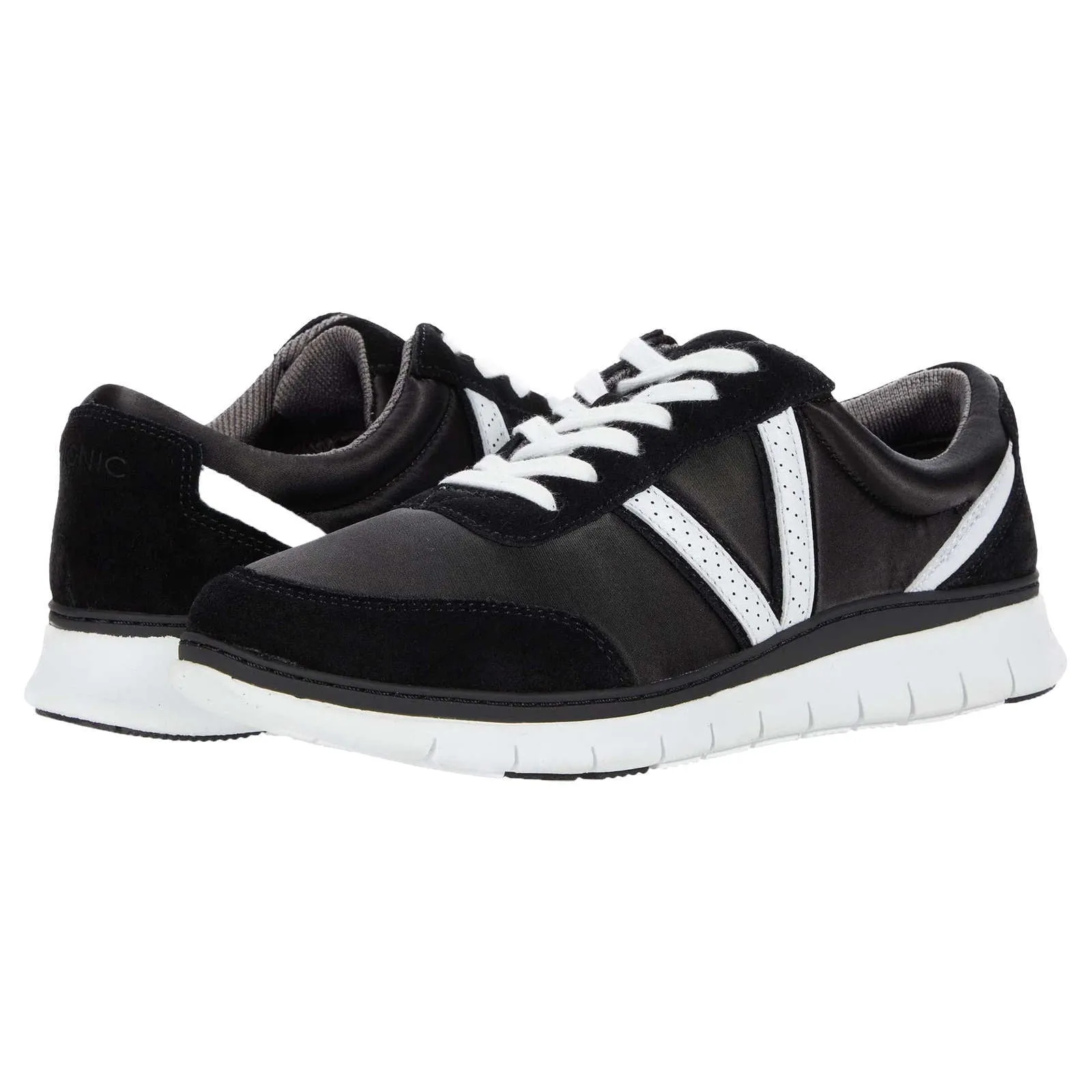 Vionic Fresh Nana Satin Leather Textile Women's Low Top Trainers