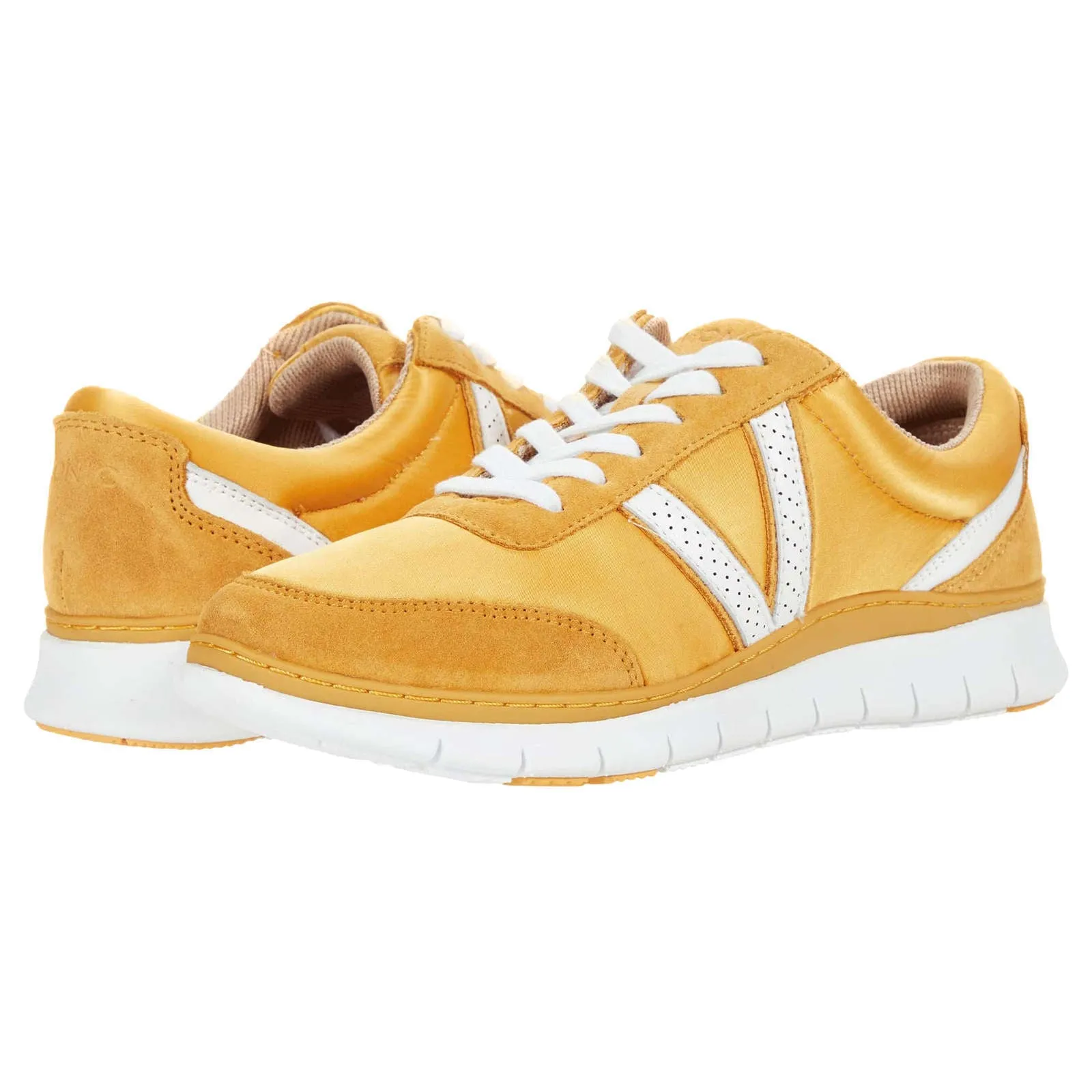 Vionic Fresh Nana Satin Leather Textile Women's Low Top Trainers