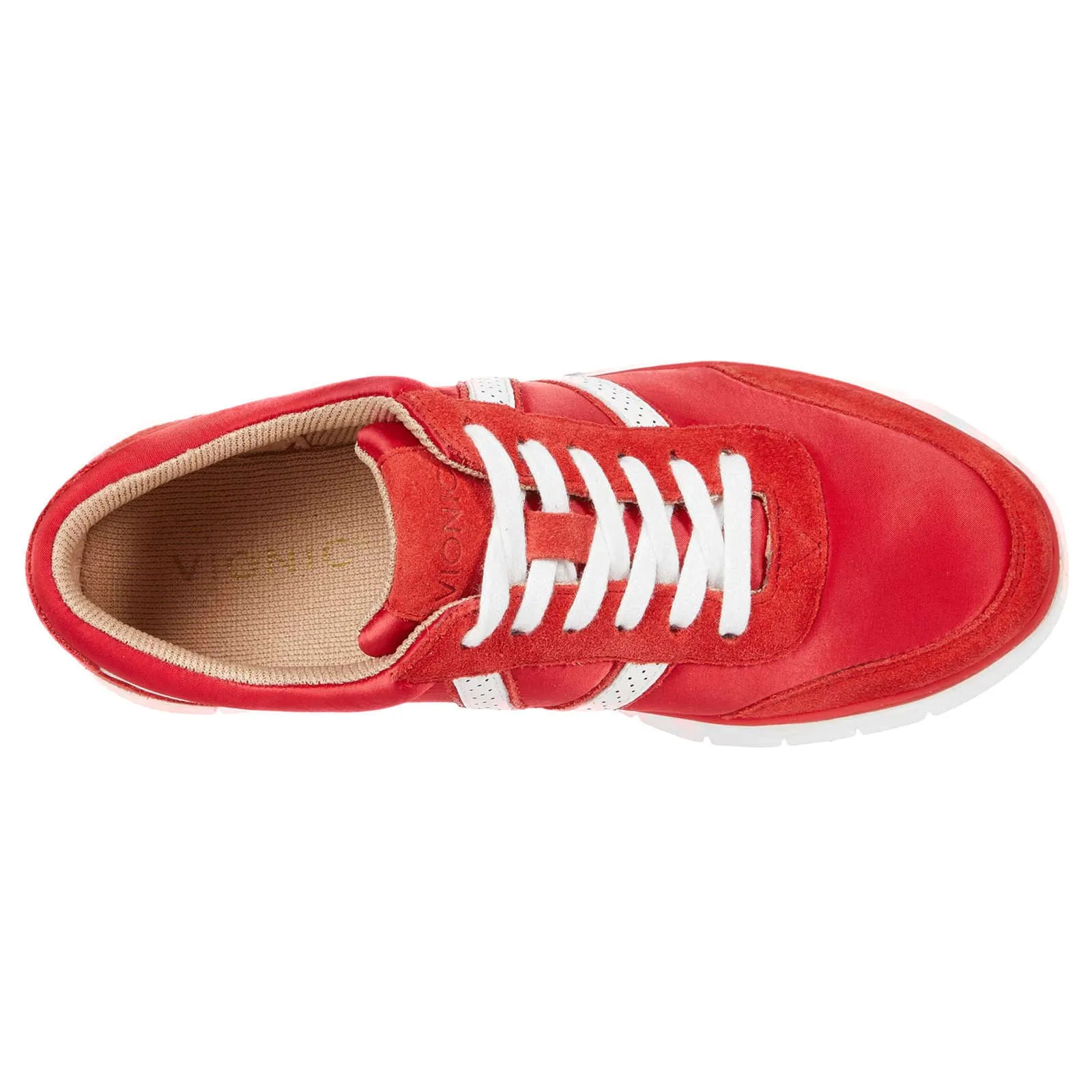 Vionic Fresh Nana Satin Leather Textile Women's Low Top Trainers