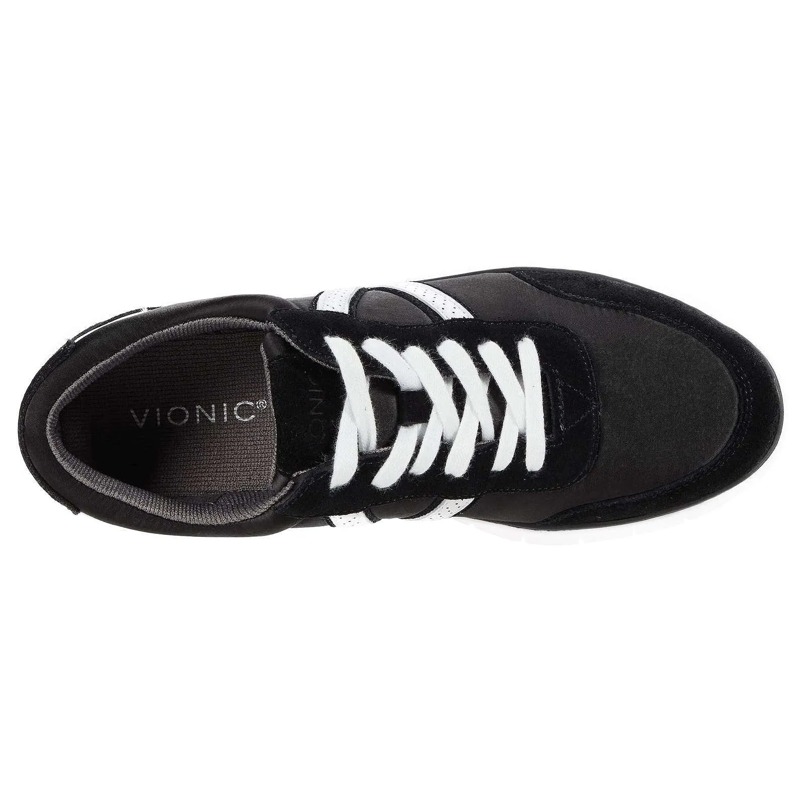 Vionic Fresh Nana Satin Leather Textile Women's Low Top Trainers