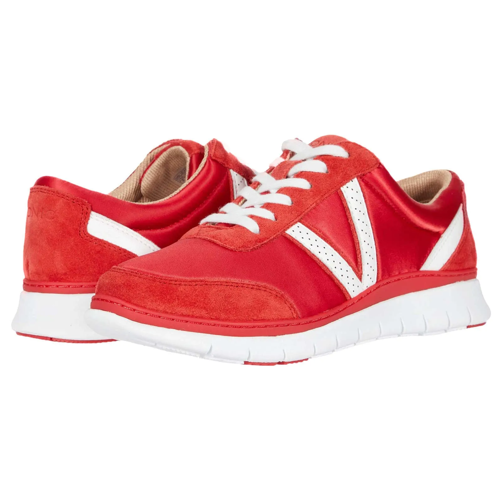 Vionic Fresh Nana Satin Leather Textile Women's Low Top Trainers