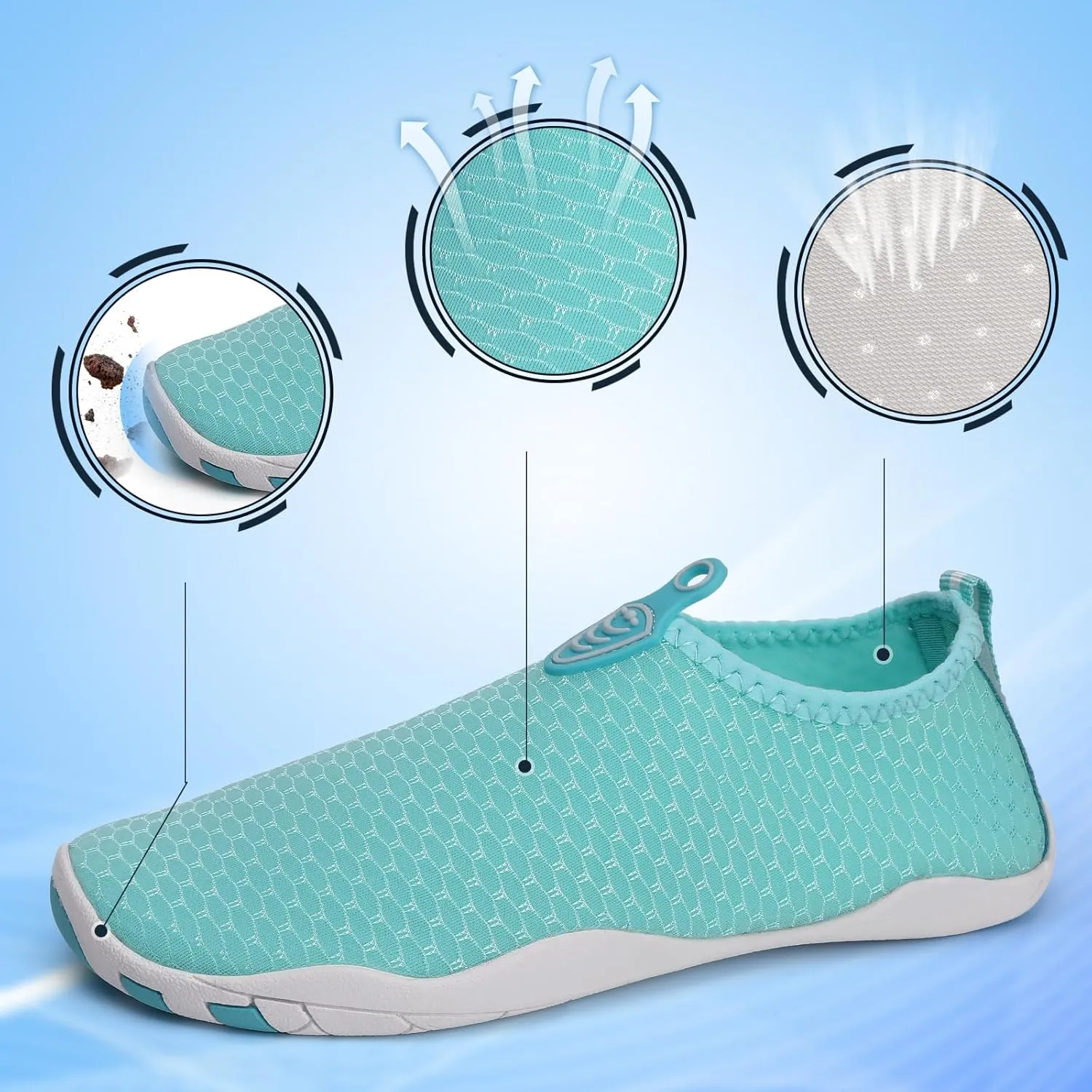 Water Shoes Quick Dry Barefoot Yoga Water Aqua Sport Pool Beach Swim Surf Driving for Women Men