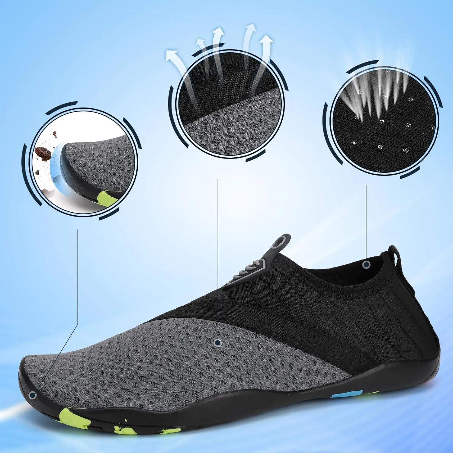 Water Shoes Quick Dry Barefoot Yoga Water Aqua Sport Pool Beach Swim Surf Driving for Women Men