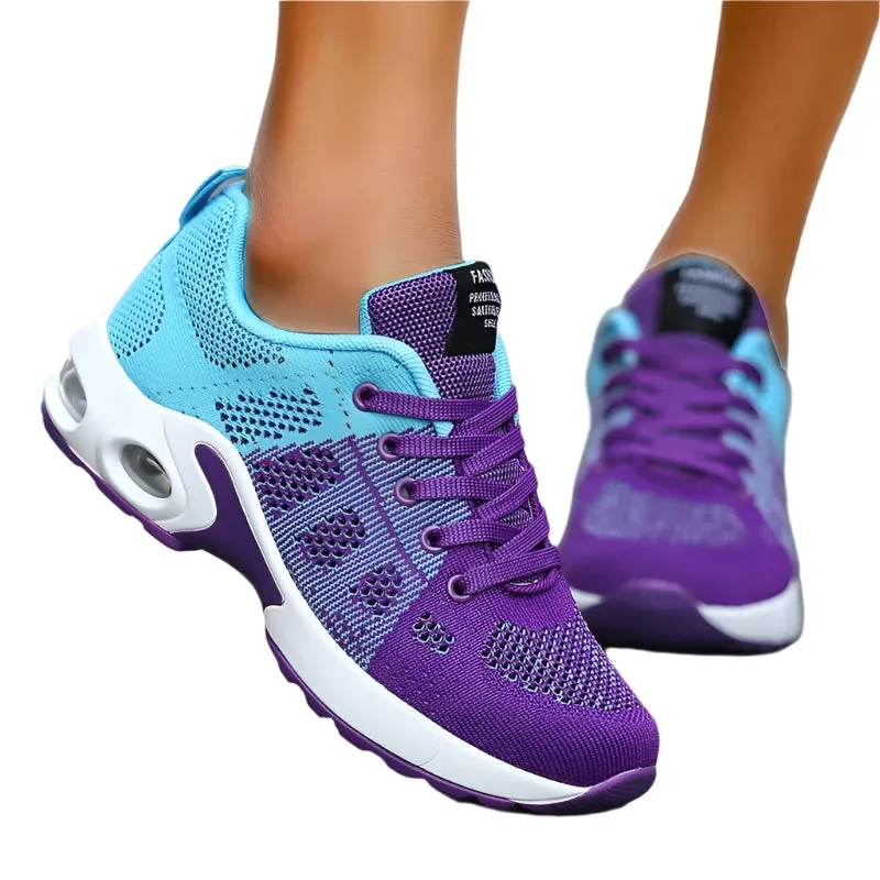 Women's Fashion Sneakers | Lace-Up Platform Shoes | Plus Size Soft & Breathable Zapatillas | Female Footwear