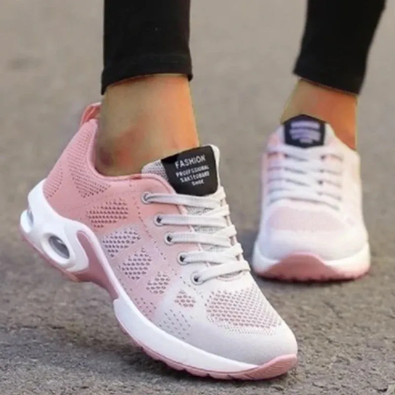 Women's Fashion Sneakers | Lace-Up Platform Shoes | Plus Size Soft & Breathable Zapatillas | Female Footwear