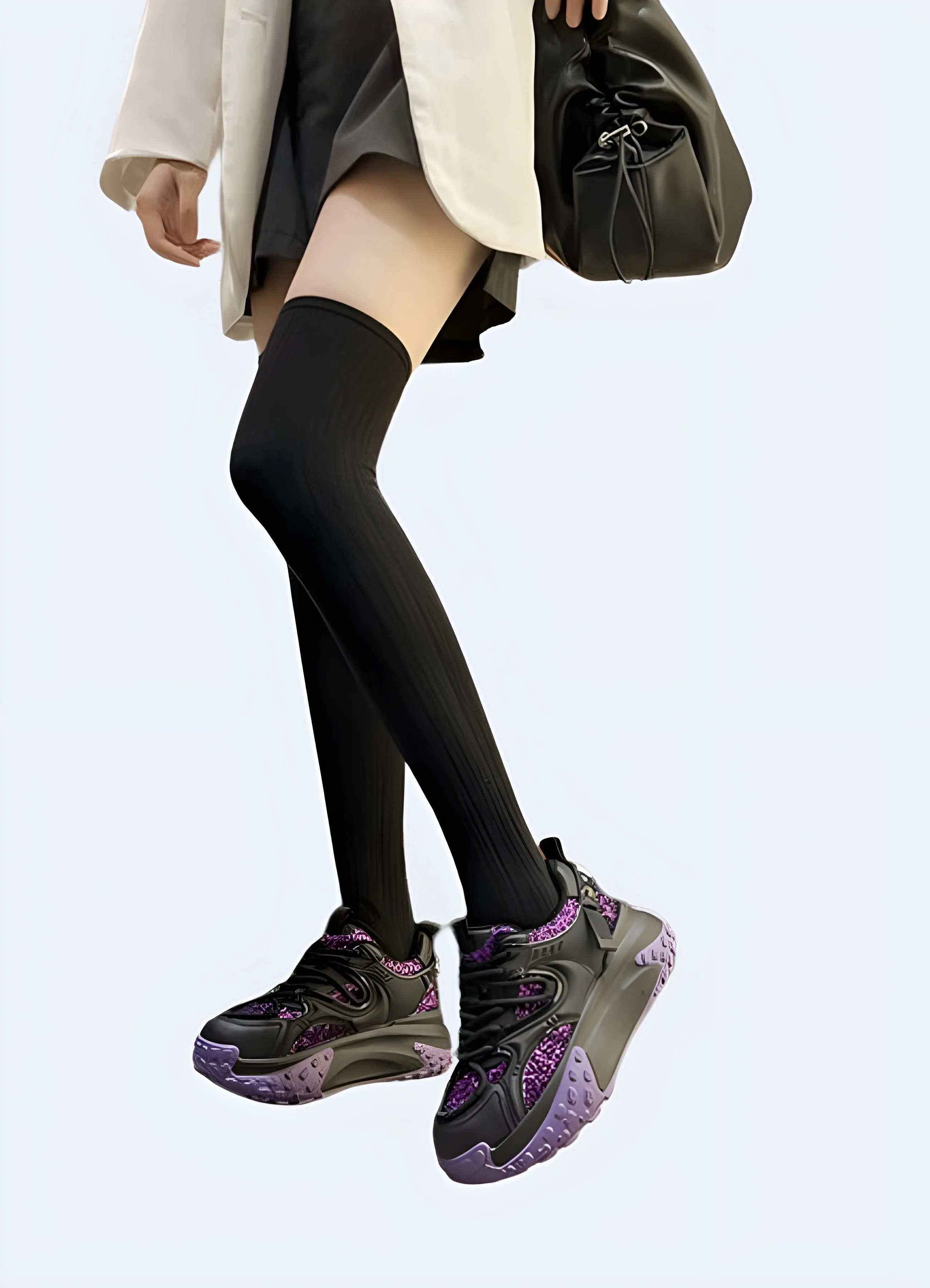 Women's Techwear High Sole Sneakers